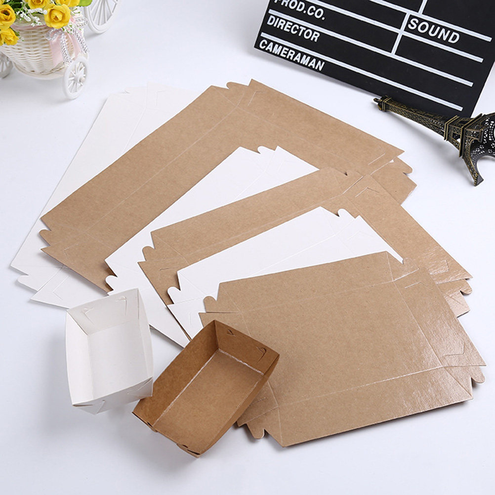 Kraft Paper Box - 30 шт. одноразовых упаковочных коробок в