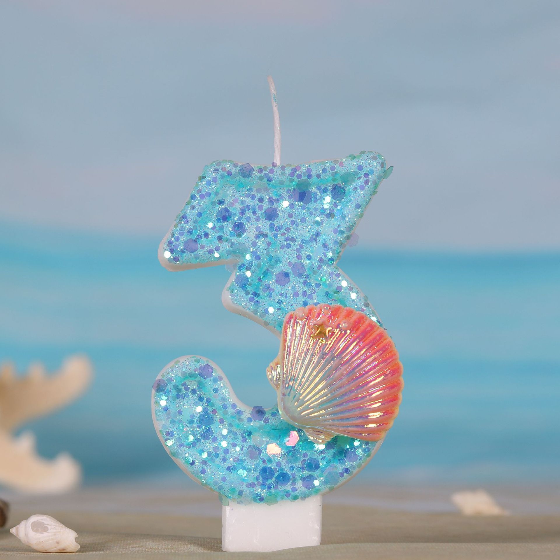 Zebra Candle Supplies - Свечи для торта на тему океанской