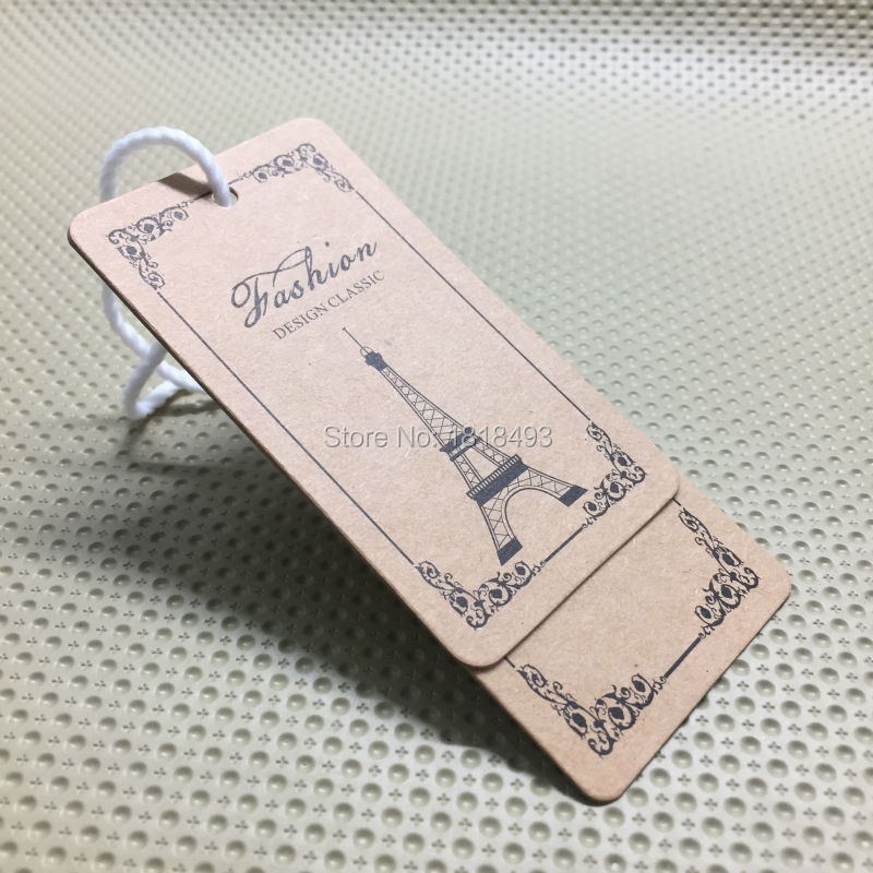 Подвесная бирка из крафт-бумаг – обзор и цена Kraft Hang Tag