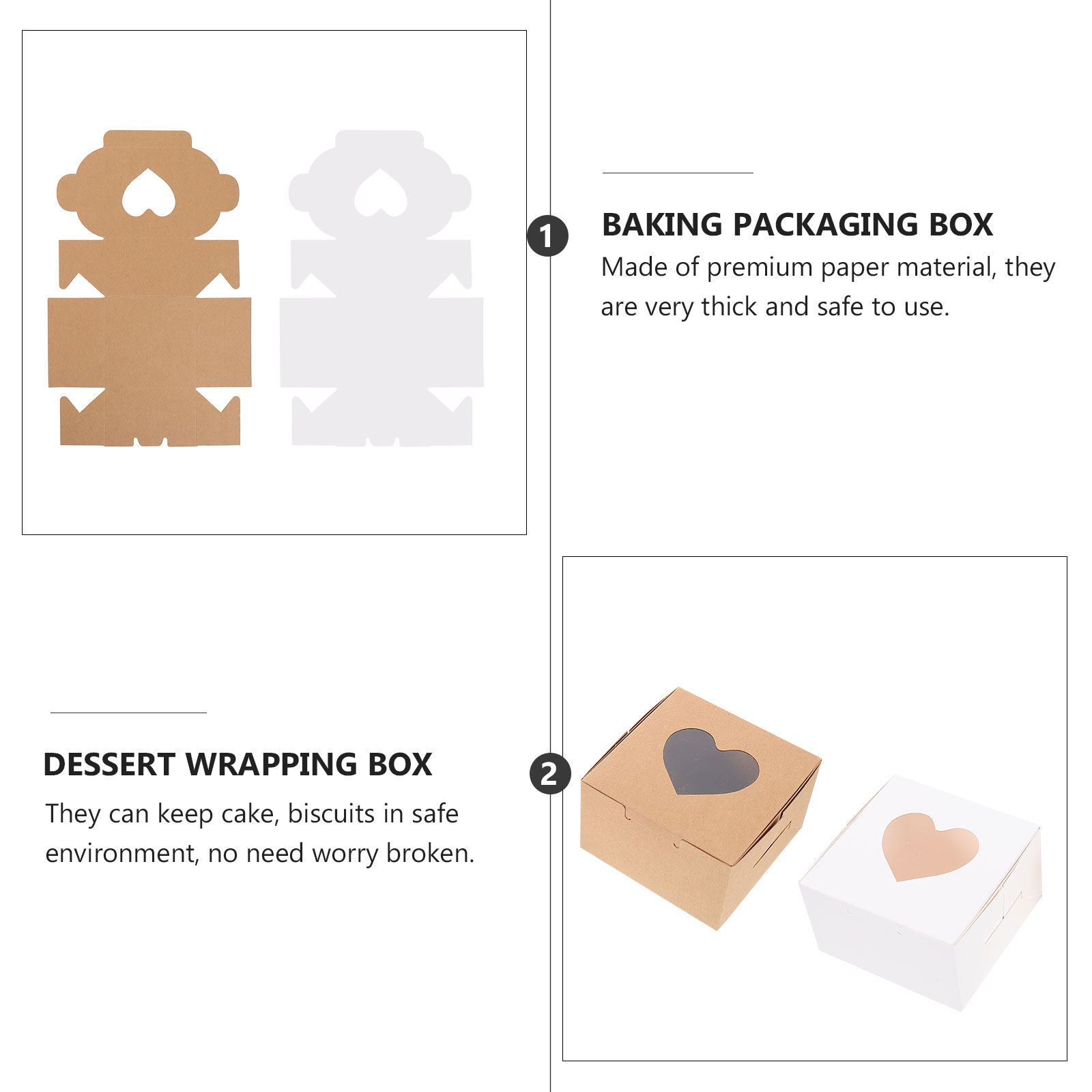 40 шт. коробок для яичных пиро – обзор и цена Kraft Paper Box