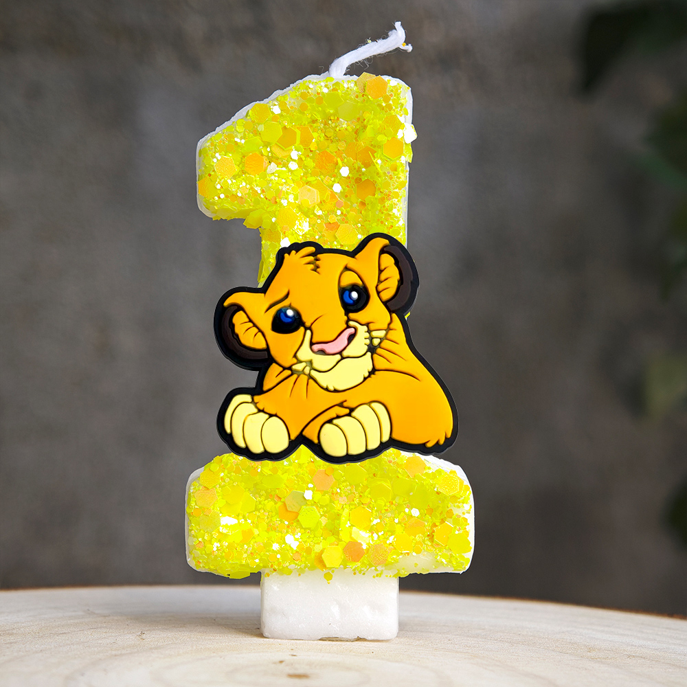 Король Лев Симба свеча номер 0 – обзор и цена Zebra Candle Supplies