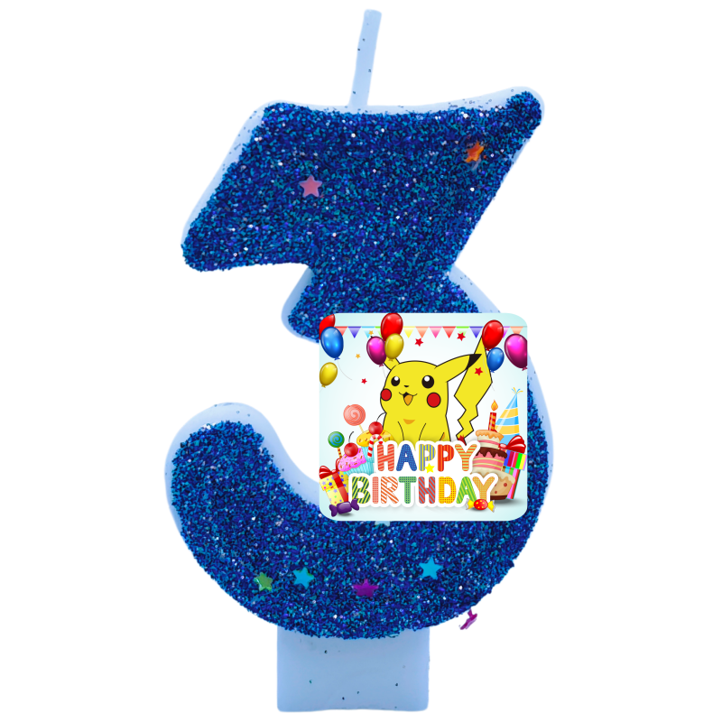 Свечи с изображением покемона  – обзор и цена Zebra Candle Supplies