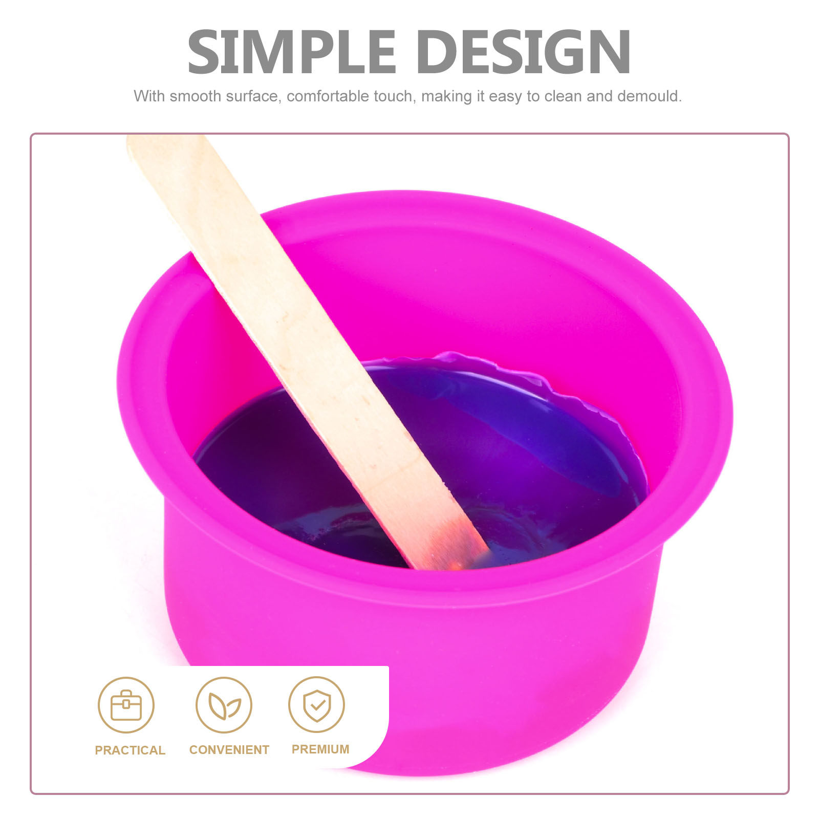 Розовая силиконовая чаша для п – обзор и цена Wax Melting Pot