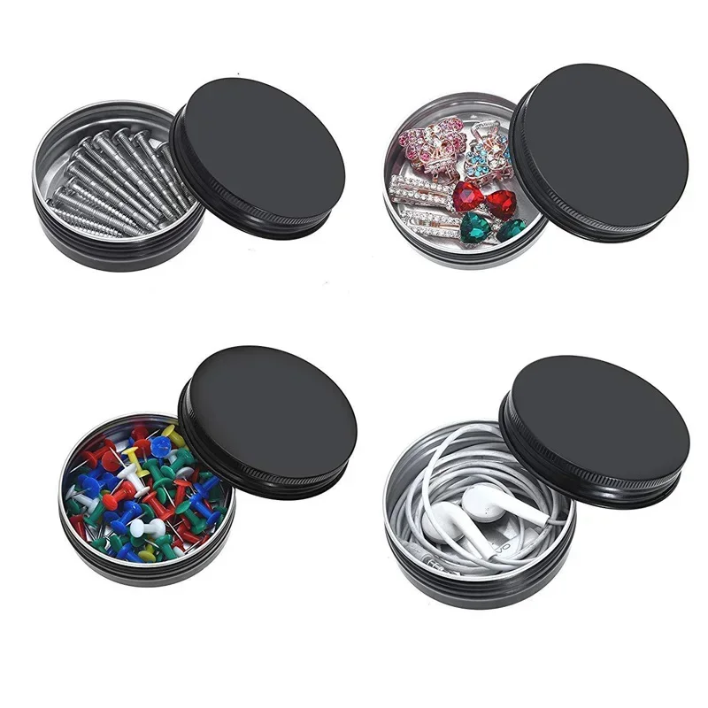 50 шт. черные баночки под свеч – обзор и цена Black Tin Candle