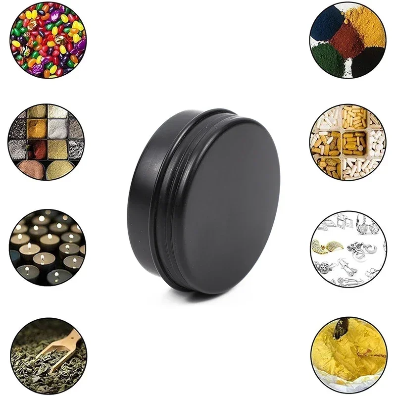 50 шт. черные баночки под свеч – обзор и цена Black Tin Candle