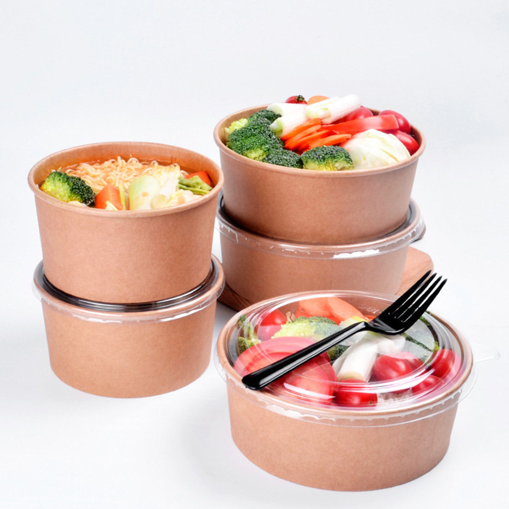 20 шт. одноразовых мисок из кр – обзор и цена Kraft Paper Box