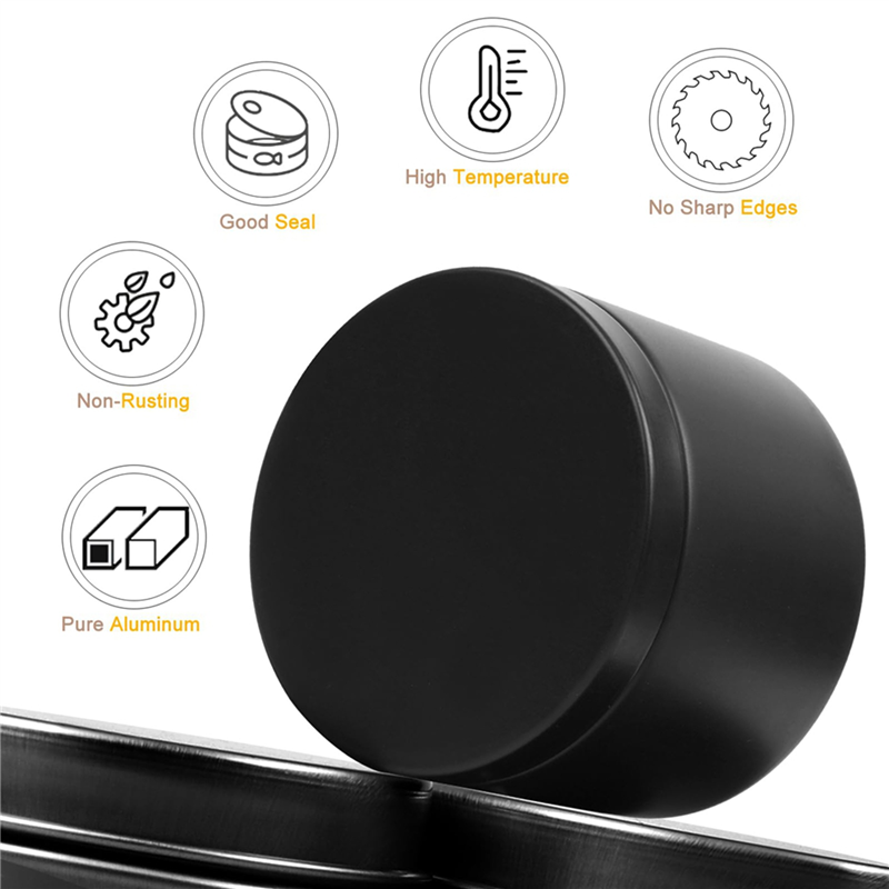 A93E-48 шт. черные банки для с – обзор и цена Black Tin Candle