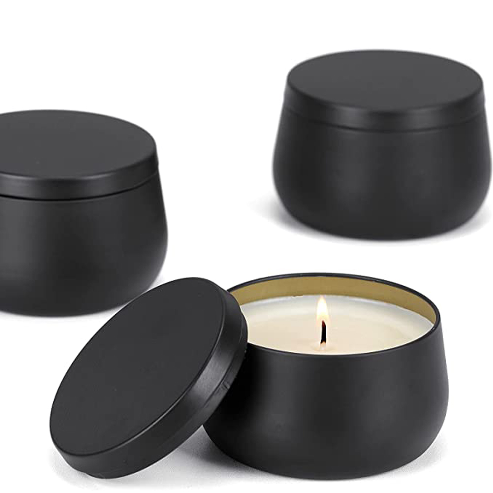 12 шт., 8 унций, белые, черные – обзор и цена Black Tin Candle