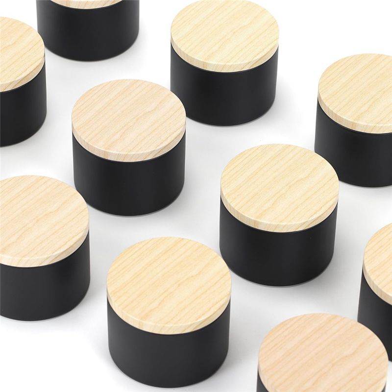 Набор из 24 черных жестяных ба – обзор и цена Black Tin Candle